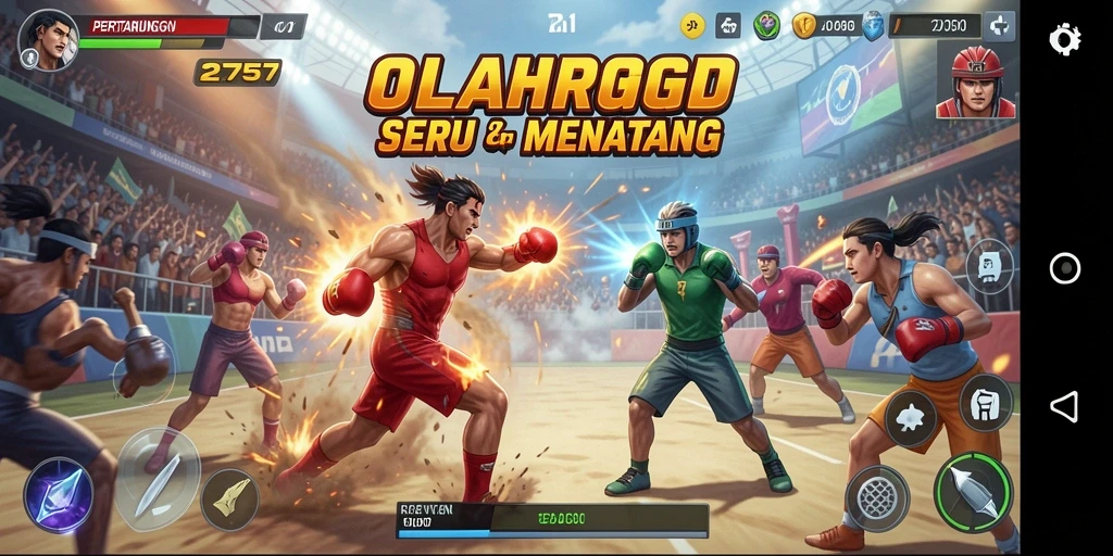 Screenshot gameplay <strong>2757</strong> yang menunjukkan aksi seru dalam bermain olahraga.