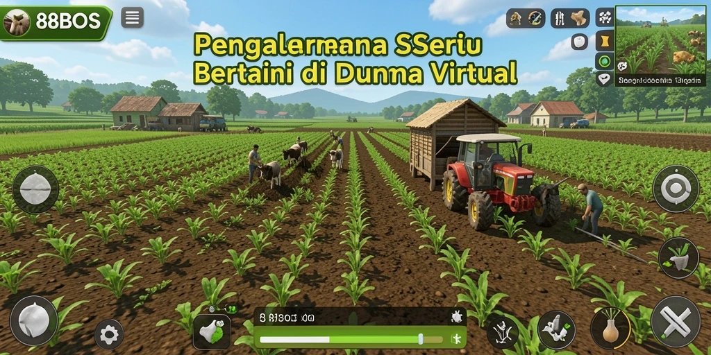 Screenshot 88BOS menampilkan gameplay bertani yang interaktif dan menyenangkan.