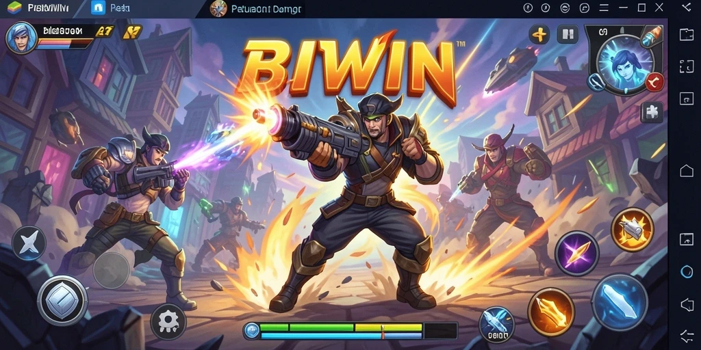 Gambaran menarik dari gameplay Action BIWIN yang seru.