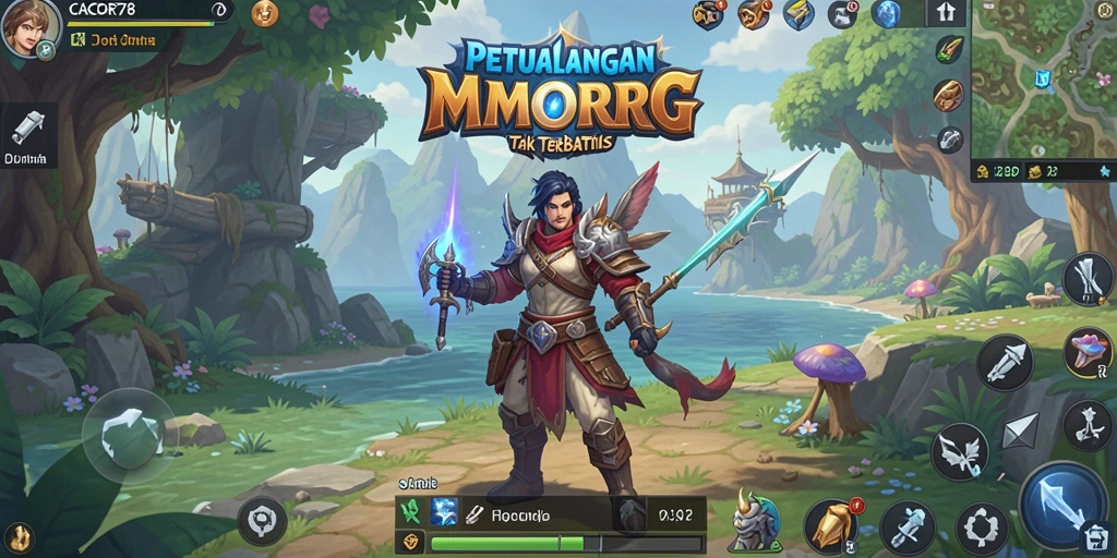 Tampilan gameplay memukau dari CACOR78 dengan aksi seru di dunia MMORPG.