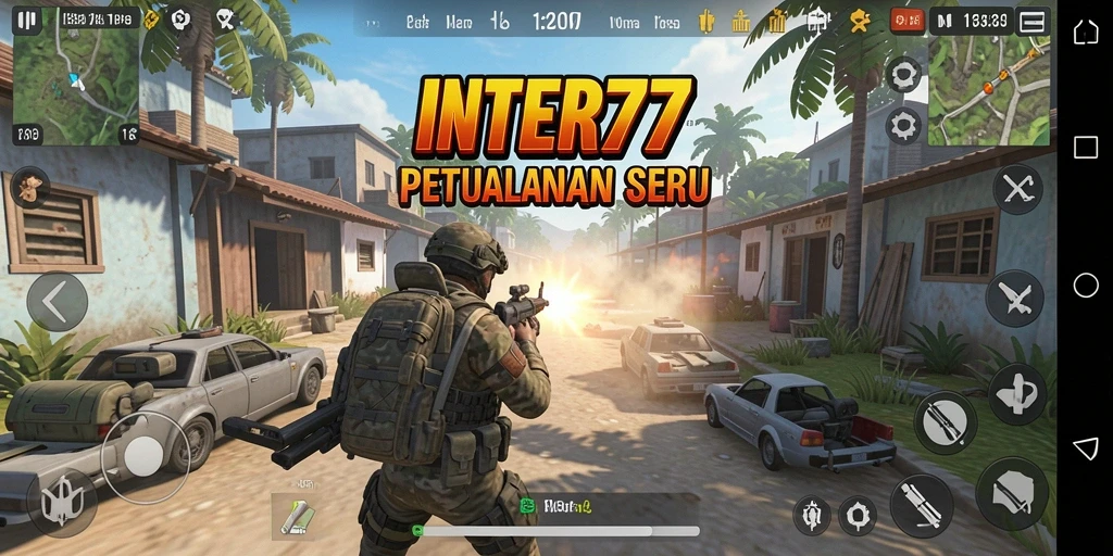 Screenshot INTER77 menunjukkan aksi seru gameplay TPS yang mendebarkan.