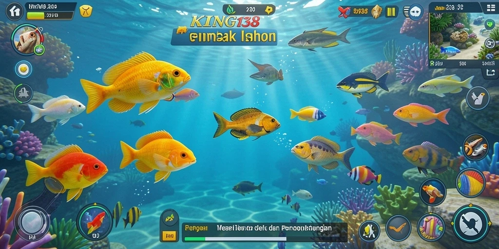 Tampilan gameplay KING138 yang penuh aksi dan keseruan.