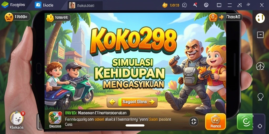 Tampilan gameplay KOKO288 yang menakjubkan dan interaktif.