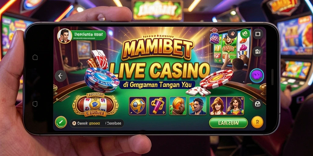 Screenshot gameplay Live Casino MAMIBET yang menarik dan interaktif.