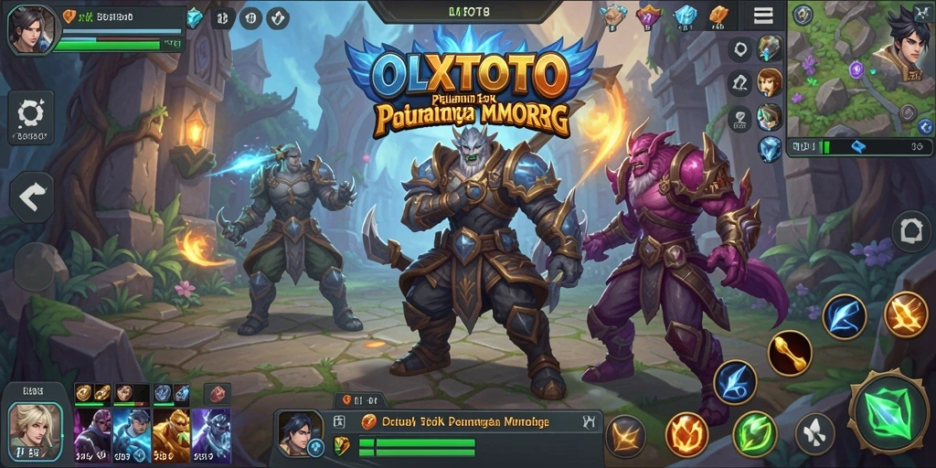 Screenshot gameplay OLXTOTO dengan karakter dan dunia yang menakjubkan.