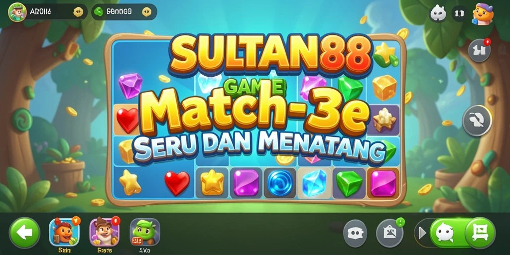 Tampilan gameplay SULTAN88 yang penuh warna dan seru.