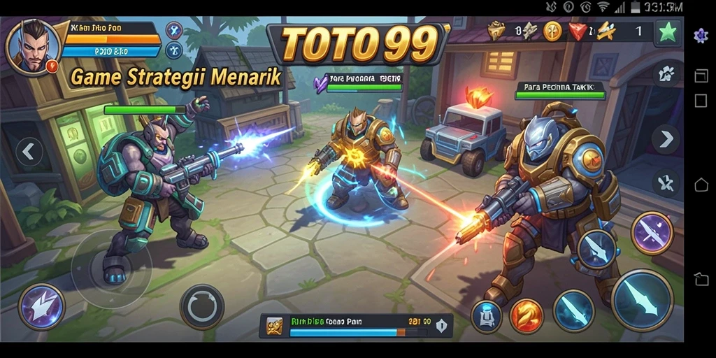 Tampilan gameplay TOTO99 yang seru dan penuh strategi.